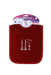 ABSTRACT WATERPROOF BIB WITH SNAPS, MAROON W/ SHABBOS CANDLES - MEDIUM