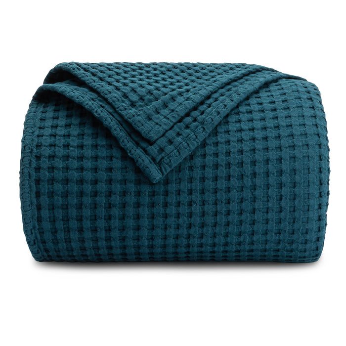 Adult Waffle Blankets by Comfy Cubs in Neptune Waffle Comfy Cubs