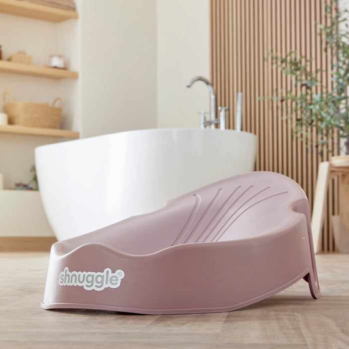 Shnuggle Newborn Baby Bath Support | Ergonomic, Non-Slip & Quick-Dry | From 0-3 months Bath M4A
