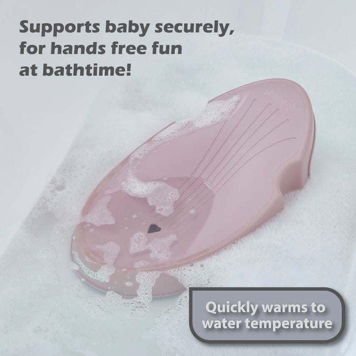Shnuggle Newborn Baby Bath Support | Ergonomic, Non-Slip & Quick-Dry | From 0-3 months Bath M4A