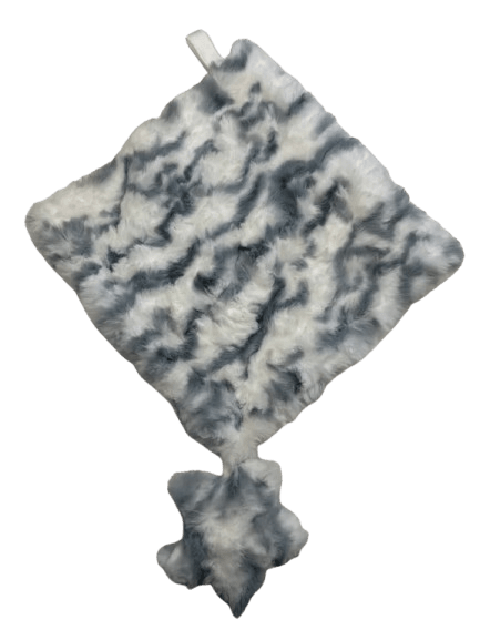 RITZ BABY FUZZY BLANKET MUSH/SOLID LOVEY . BLUE BLANKETS RITZ