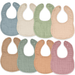 Muslin Bibs by Comfy Cubs - Multicolor Pack Of 8 Bibs Comfy Cubs