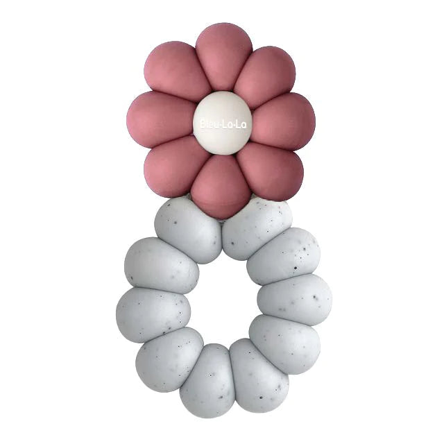 FLOWER TEETHER PLUM & MAUVE