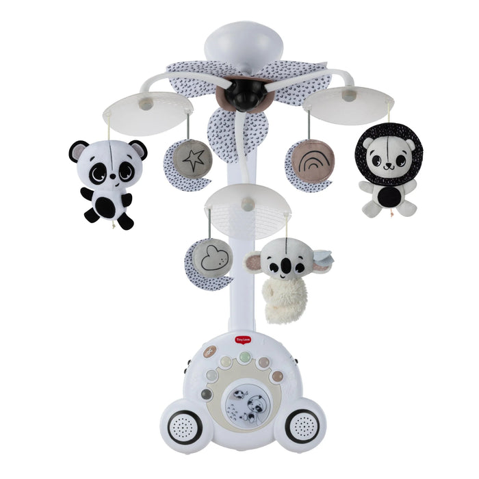 TINY LOVE SOOTHE N` GROOVE CRIB MOBILE BLACK & WHITE MOBILE TINY LOVE