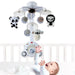 TINY LOVE SOOTHE N` GROOVE CRIB MOBILE BLACK & WHITE MOBILE TINY LOVE