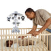 TINY LOVE SOOTHE N` GROOVE CRIB MOBILE BLACK & WHITE MOBILE TINY LOVE