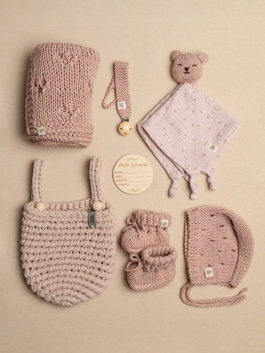 Baby Arrival Gift Set Pointelle Blush Baby & Toddler Anzy Home
