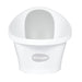 Shnuggle Baby Bath | Newborn baby bath Support with Bum Bump | Compact Bathtub for babies | Bath Seat Suitable from Birth White grey Bath M4A