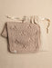 Baby Blanket Hand-Knitted Pointelle Sand Anzy Home