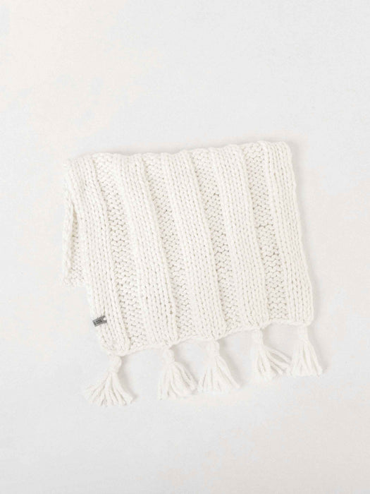 Boho Hand-Knitted Baby Blanket