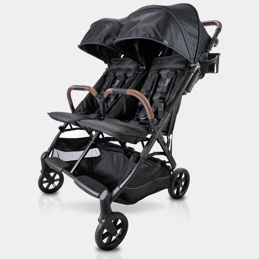 STROLEE DOUBLE STROLLER V² COMPLETE BUNDLE . BLACK DOUBLE STROLLER STROLEE