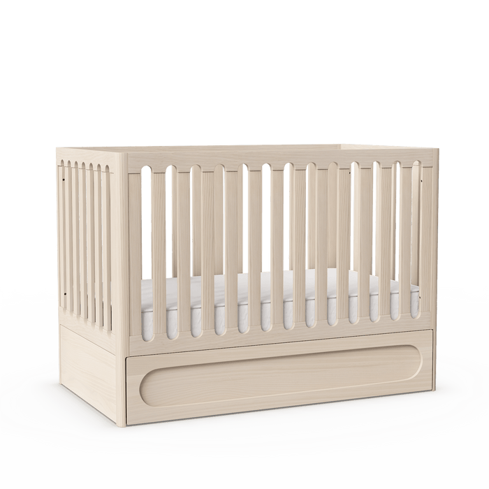 LULLA & LULLI 3-IN-1 CONVERTIBLE CRIB AND TRUNDLE CRIB HUSHCRIB