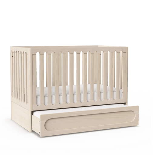 LULLA & LULLI 3-IN-1 CONVERTIBLE CRIB AND TRUNDLE CRIB HUSHCRIB