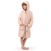 Muslin Bath Robe for Kids, Blush by Comfy Cubs 6-7 years Comfy Cubs