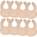 Muslin Bibs by Comfy Cubs - Blush Pack Of 8 Bibs Comfy Cubs