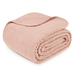 Adult Muslin Blanket by Comfy Cubs in Blush Muslin Comfy Cubs