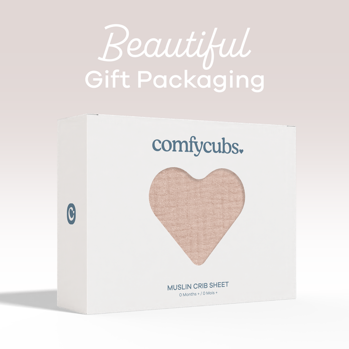 Muslin Fitted Crib Sheet by Comfy Cubs Crib Sheet Comfy Cubs