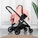 Baby Car Seat Cover in Bold Blush Car Seat Cover Comfy Cubs