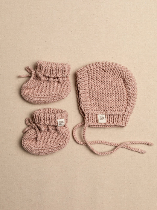 Bonnet & Booties Set Boho Blush Baby & Toddler Anzy Home
