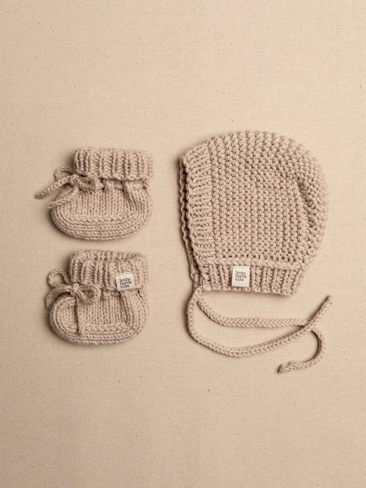 Bonnet & Booties Set Boho