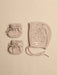 Bonnet & Booties Set Pointelle