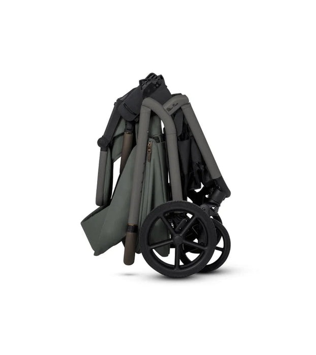 SILVER CROSS BREEZ COMPACT STROLLER + FOLDING BASSINET BUNDLE