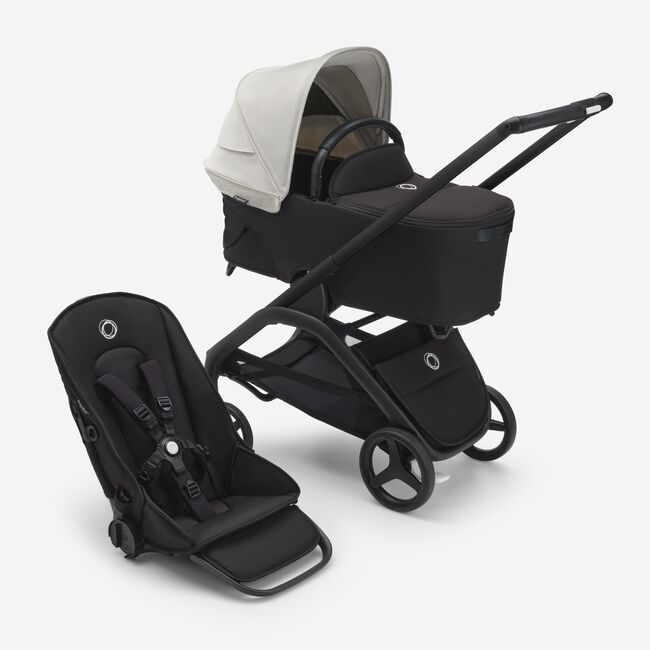 BUGABOO DRAGONFLY BASSINET AND SEAT STROLLER COMPLETE