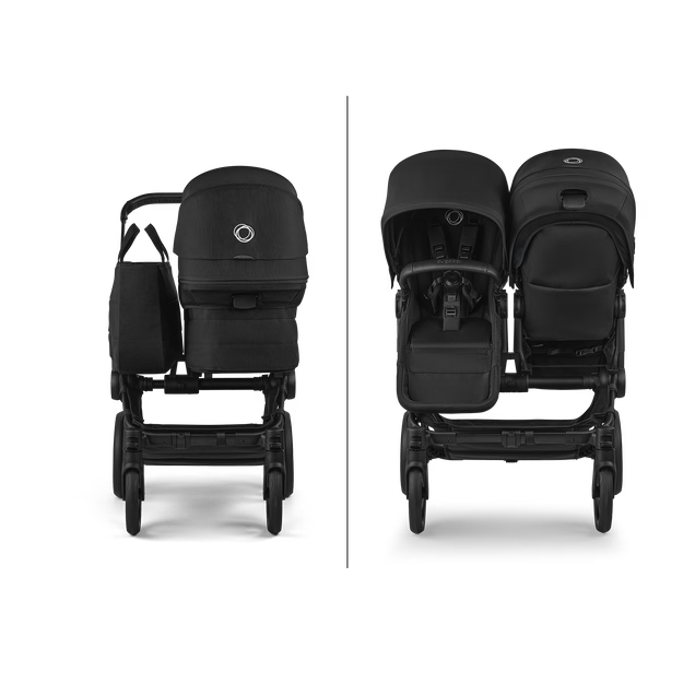 BUGABOO DONKEY 6 TWIN STROLLER - COMPLETE SET (2 SEATS AND & BASSINETS) DOUBLE STROLLER BUGABOO