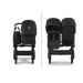 BUGABOO DONKEY 6 TWIN STROLLER - COMPLETE SET (2 SEATS AND & BASSINETS) DOUBLE STROLLER BUGABOO