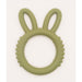 SILICONE BUNNY TEETHER RING ARMY GREEN