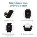 MAXI-COSI KANI 4-IN-1 CONVERTIBLE CAR SEAT - SEA SHADOW