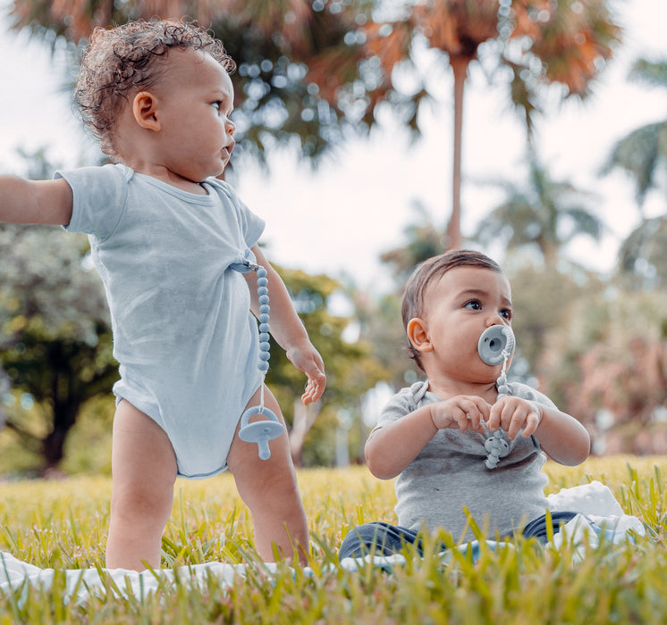 Pacifiers, 4 Pack by Comfy Cubs - Sky Blue Pacifiers Comfy Cubs