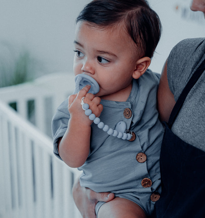 Pacifiers, 4 Pack by Comfy Cubs - Sky Blue Pacifiers Comfy Cubs