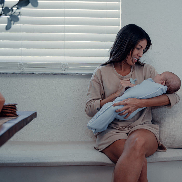 Easy Zipper Swaddle Blankets by Comfy Cubs - Blue Swaddles Comfy Cubs