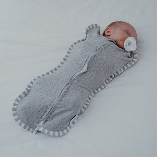 Easy Zipper Swaddle Blankets by Comfy Cubs - Grey Swaddles Comfy Cubs