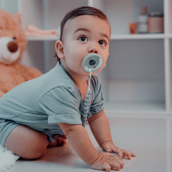 Pacifier Clips, 2 Pack by Comfy Cubs - Earth Green Pacifier Clips & Holders Comfy Cubs