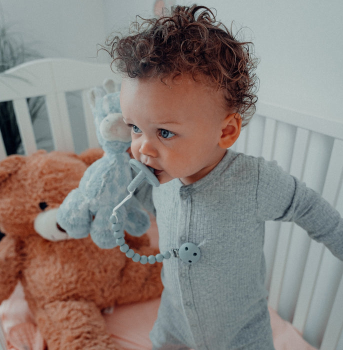 Pacifier Clips, 2 Pack by Comfy Cubs - Earth Green Pacifier Clips & Holders Comfy Cubs