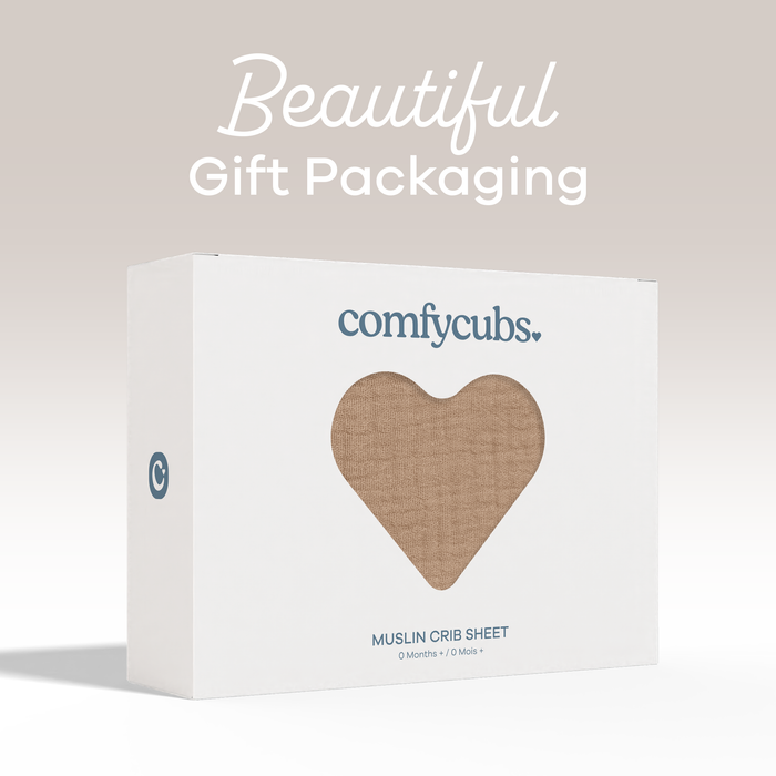 Muslin Fitted Crib Sheet by Comfy Cubs Crib Sheet Comfy Cubs