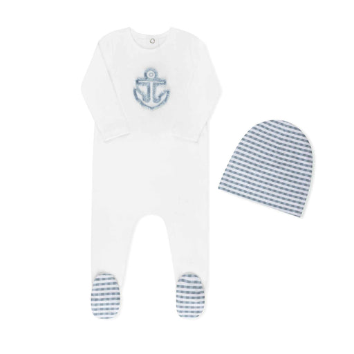 Checked Fringe Layette Set Tricot Bebe