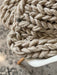 Chunky Knit Blanket in Oatmeal