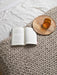 Chunky Knit Blanket in Oatmeal