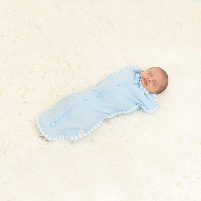 Easy Zipper Swaddle Blankets by Comfy Cubs - Blue Swaddles Comfy Cubs