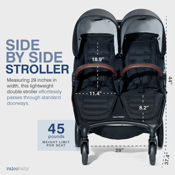 VALCO BABY DUO TREND DOUBLE STROLLER SPORT EDITION