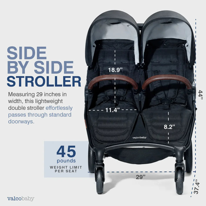 VALCO BABY DUO TREND DOUBLE STROLLER SPORT EDITION - 2025 STROLLERS VALCO BABY