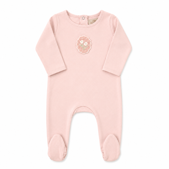 Crochet Applique (Cotton) Footie