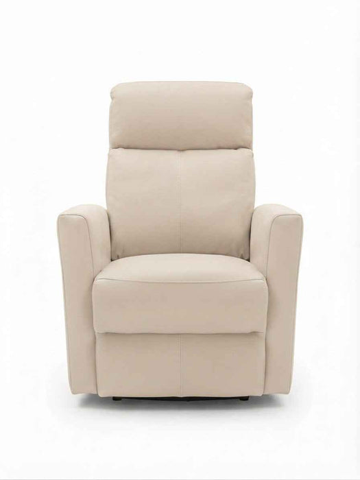 LEATHER ITALIA INMAN LEATHER SWIVEL GLIDER RECLINER EFFICIENT SIZE CHAIR
