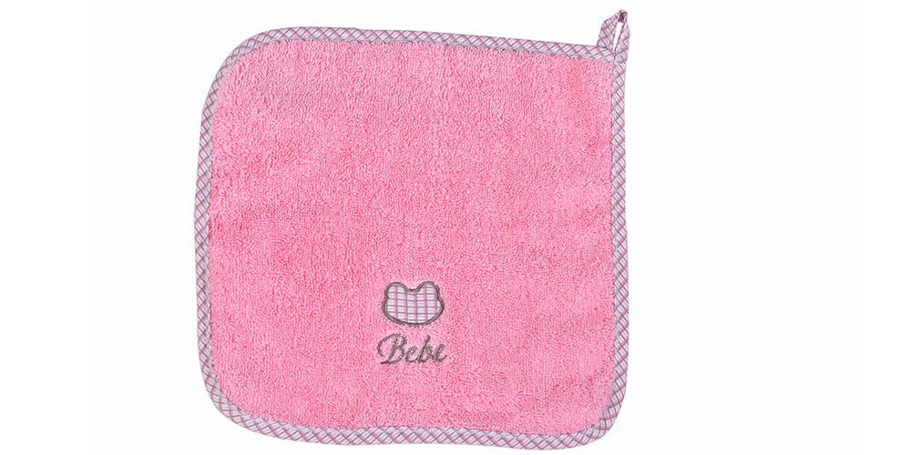 3PK WASHCLOTHS PINK