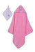 HOODED TOWEL SET PINK