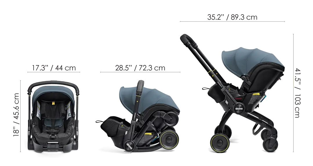 DOONA X CAR SEAT & STROLLER + LATCH BASE CAR SEAT DOONA