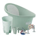 Shnuggle Newborn Bundle: Baby Bath & Accessories Bundle - 5-Piece Set | Cozy Support, Easy Cleanup & Sensory Fun Eucalyptus Bath M4A